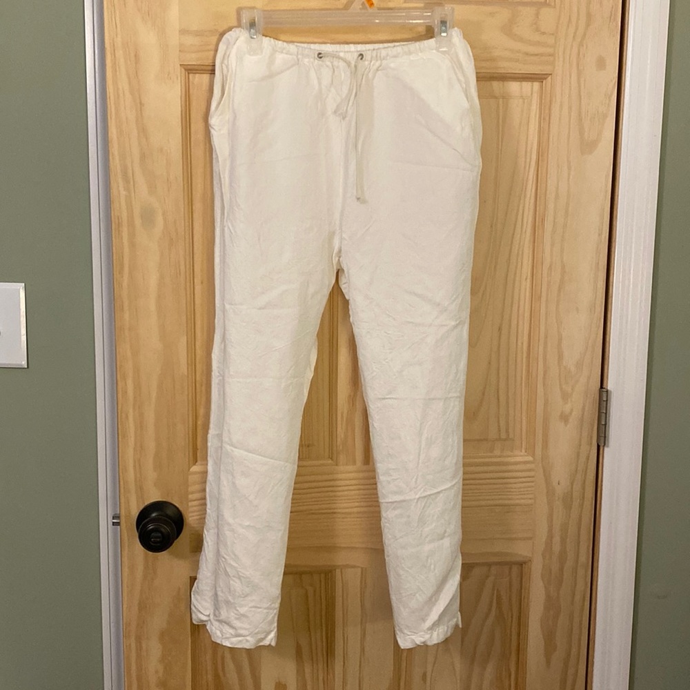 Almost like linen pants worn once made in Korea